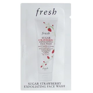 (Sẵn)🍓 Sample Sữa rửa mặt tẩy da chết dâu Fresh Sugar Strawberry Exfoliating Face Wash