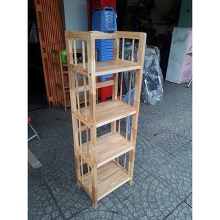 Kệ sách gỗ 4 tầng ngang 40cm - Lê Tâm Furniture