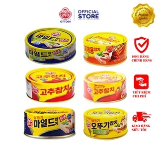 Cá Ngừ Đóng Hộp Ottogi Đầy Đủ Các Loại 100g-150g