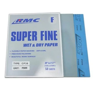 Xấp 5 Tờ Giấy Nhám Nhật RMC CP38 Đánh Bóng Epoxy, Gỗ, Ô tô (CN Nhật Bản) Giá Tốt