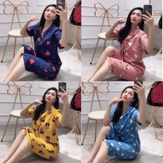 Bộ Ngủ Pijama Lửng Loại 1 Hình Mới Nhất