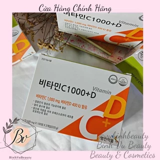 Viên uống trắng da Vitamin C 1000mg + D 400IU