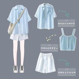 Set Trang Phục ULZZANG Picnic Hàn Quốc Trẻ Trung