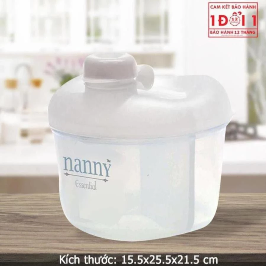 [hanhtommiu] Hộp chia sữa 3 ngăn tiện lợi cho bé Nanny N200D9PC1 NK Thái Lan _hanhtommiu
