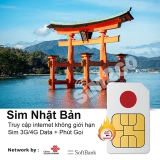 Sim du lịch Nhật Bản data tốc độ cao 4G khủng, có nghe gọi