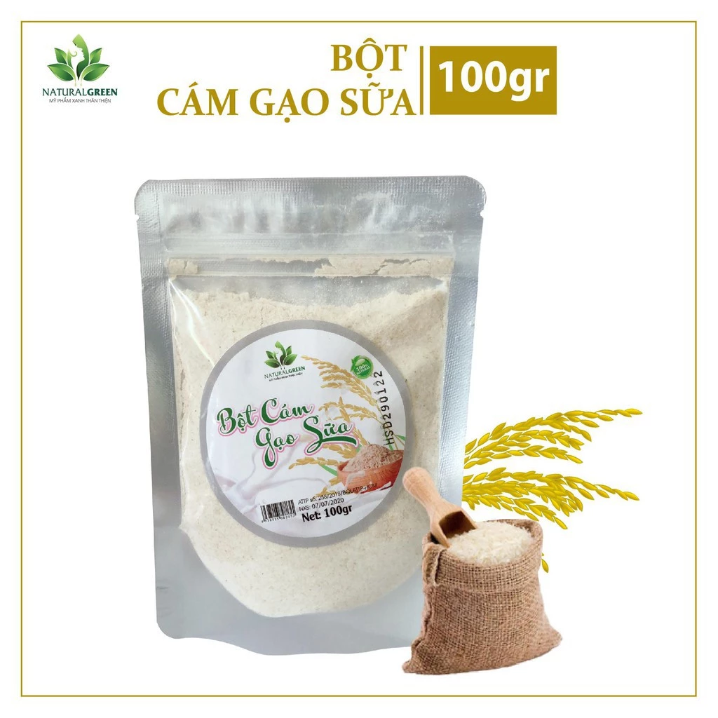 Bột cám gạo sữa nguyên chất làm đẹp dưỡng da,bột cám gạo sữa non mẫu mới nhập