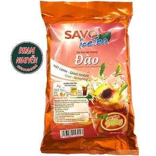 Trà Đào Hòa Tan SAVO (Túi Lớn 800g)