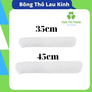 Bông thỏ lau kính thay thế Baiyun 35cm 45cm vệ sinh mọi loại gương kính