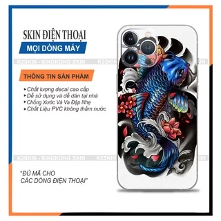 Miếng dán Skin  Androi và Iphone 5/5s đến 15promax Dán skin lưng có viền  (SKU 202)