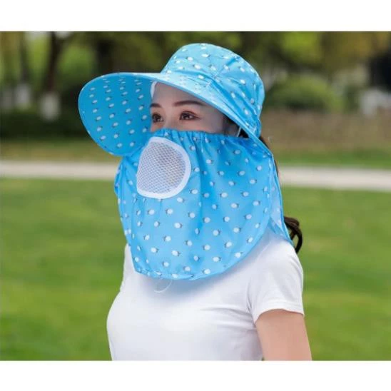 Nón/mũ chống nắng thời trang trẻ trung năng động có khẩu trang kèm bảo vệ sức khỏe kèm dây thắt dễ dàng sử dụng