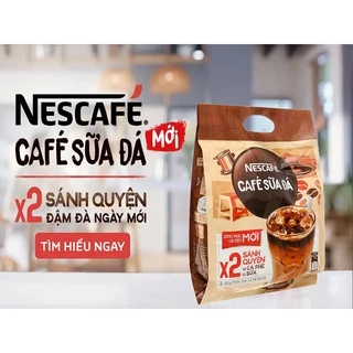 Date 02/2025- Cà phê sữa đá NesCafé nhân đôi sánh quyện 600g (25 gói x24g)