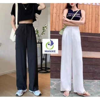 Quần đũi suông ống rộng dáng dài culottes_MS100