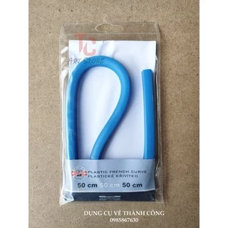 Thước cong Plastic French Curve 50cm, 60cm - KOH