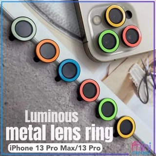 Ốp Điện Thoại Mặt Kính Dạ Quang Bảo Vệ Camera Cho iPhone 14 promax 14plus 13 12 13mini 13 Pro Max 12 Pro Max 11 Pro Max