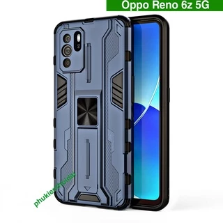 Ốp lưng Oppo Reno 6z 5G Iron Man Ver 3 chống sốc giá đỡ mặt lưng xem phim bảo vệ toàn diện