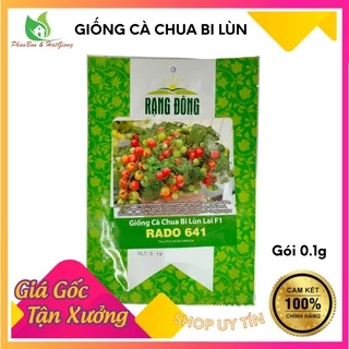 Hạt Giống Cà Chua Bi Đỏ Lùn Rạng Đông Trồng Chậu - Shop Phân Bón và Hạt Giống