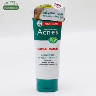 Gel rửa mặt ngừa mụn dành cho tuổi 25 Acnes 25 Facial Wash 100g