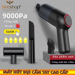 MÁY HÚT BỤI CẦM TAY KHÔNG DÂY SIÊU MINI LT-101C LỰC HÚT CỰC MẠNH 9000PA - 120W, SẠC BẰNG CỔNG USB