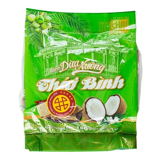 Đặc Sản Bánh Dừa Nướng Thái Bình - Vị Thơm Béo Ngọt