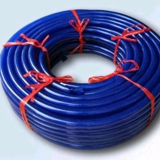 Ống nước nhựa dẻo màu xanh 2 lớp nhựa 1 lớp lưới phi 18mm ( ~ ống phi 21pvc) BÁN THEO CUỘN