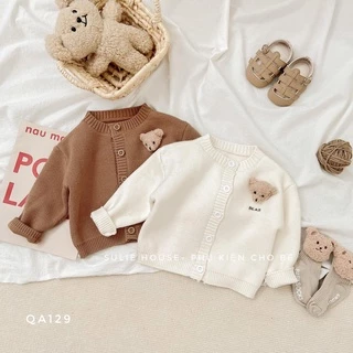 Áo len cardigan gấu - QA129