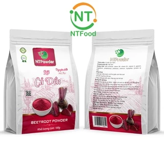 Bột Củ Dền sấy lạnh nguyên chất NTPowder hộp 500gr / túi 100gr - Nhất Tín Food