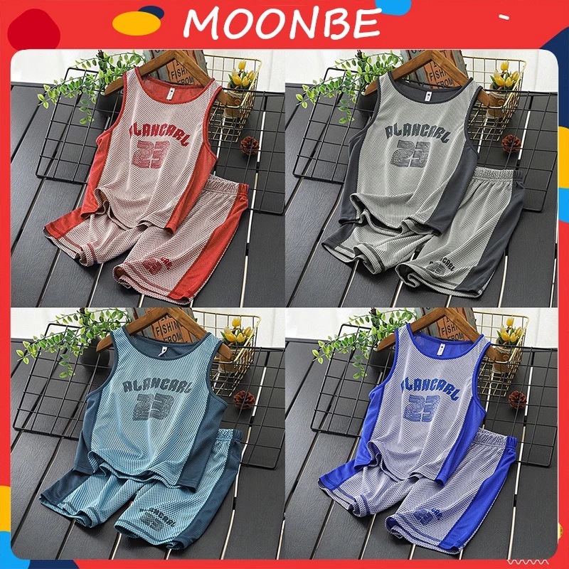 Bộ Ba Lỗ Thể Thao Chất Thun Lưới cho bé trai, bé gái size đại đến 65kg - Alancarl