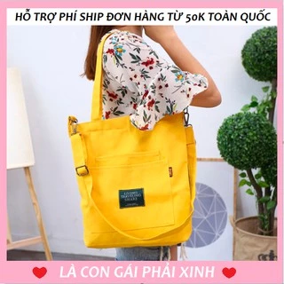 Túi Vải Tote Living Đeo Vai, đeo chéo, túi vải siêu đẹp, phong cách hiện đại, thích hợp cho các bạn trẻ