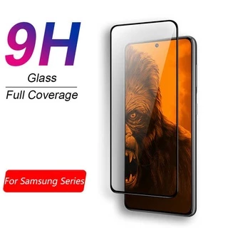 Kính cường lực full viền cao cấp trong suốt chống cho Samsung Galaxy A55 A35 A12 S24 Ultra S24 Plus S23 FE A15 A25 A05 A05s A54 A34 5G A14 A13 A22 A23 A24 A32 A33 A42 A52 A52s A53 A72 A73 A11 A31 A51 A20 A30s A70s A21s Note 10 Lite Miếng dán màn hình