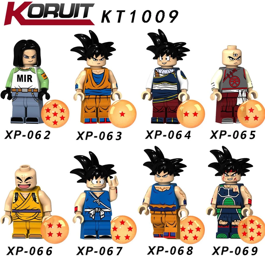 Minifigures Các Mẫu Nhân Vật Trong 7 Viên Ngọc Rồng Dragon Ball Goku KT1009