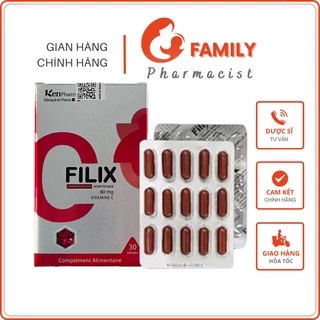 FILIX 30 viên - Bổ sung sắt hữu cơ cho mẹ bầu và thai nhi khỏe mạnh