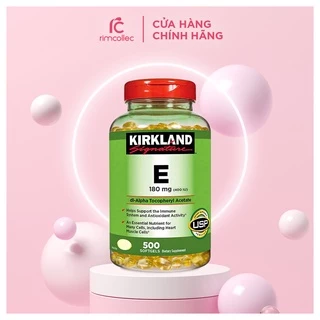 Viên Uống Vitamin E Kirkland Signature Vitamin E 400 IU 500 Viên