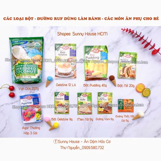 Các Loại Đường, Bột, Nguyên Liệu Làm Bánh, Nấu Sữa Hạt - Nhà Sunny