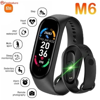 ♈✻ĐIỂM♈✻Xiaomi M6 Thể Thao Thông Minh Nam Nữ Chống Thấm Nước Huyết P Nhịp Tim Vòng Tay Dành Cho Android IOS