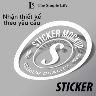 In tem nhãn, logo, sticker, decal bế sẵn, nhận in tem nhãn, logo, sticker theo yêu cầu đẹp - rẻ - nhanh [CHÍNH HÃNG]
