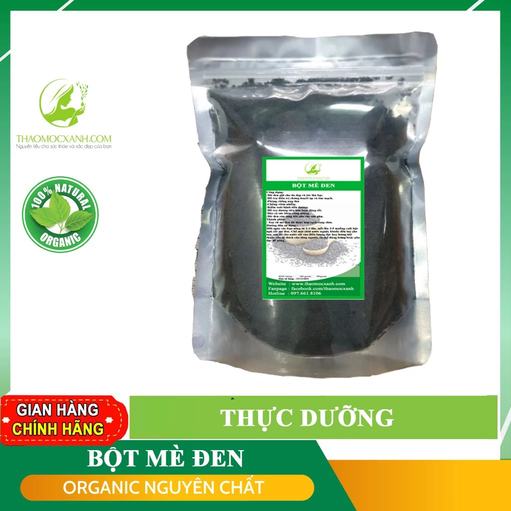 Bột mè đen không đường Thảo Mộc Xanh