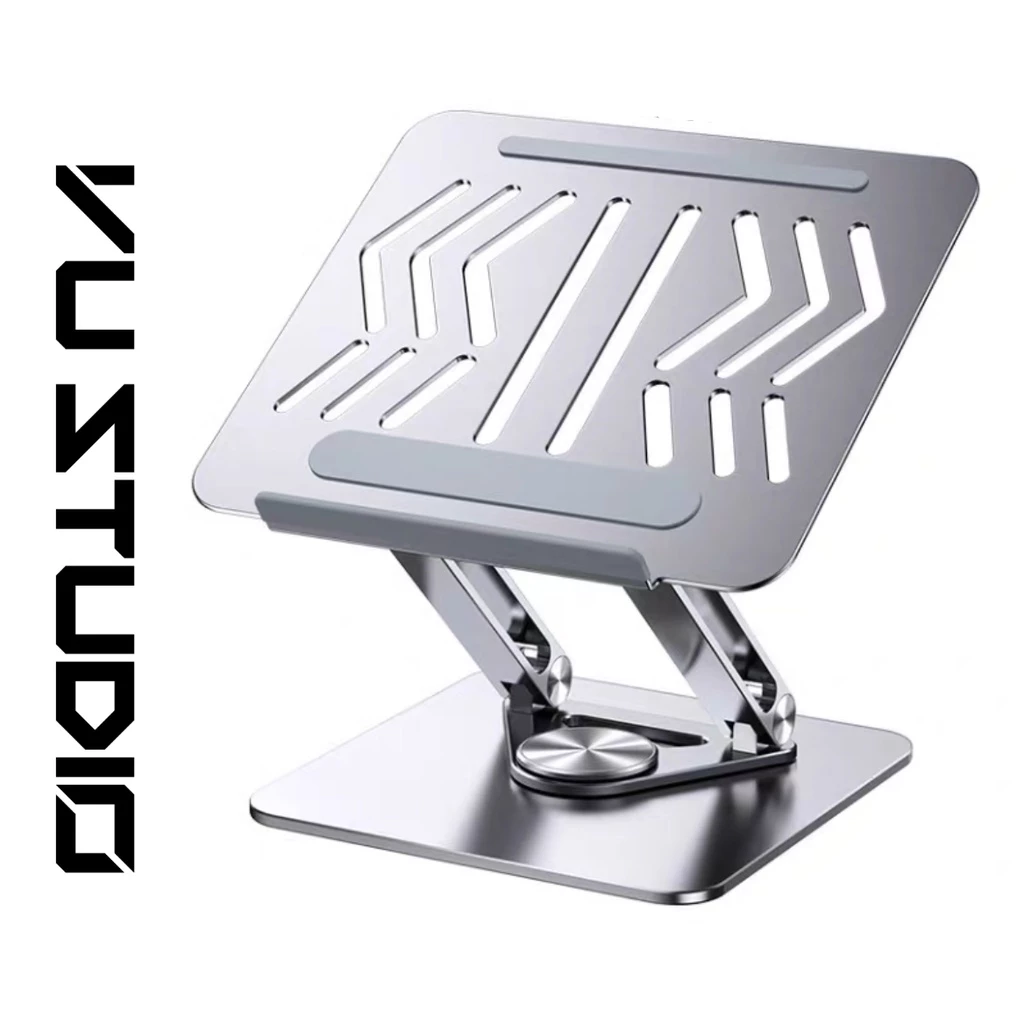 Giá đỡ hợp kim nhôm chân xoay 360 độ công thái học  cho laptop stand, Macbook, iPad L65 Vu Studio