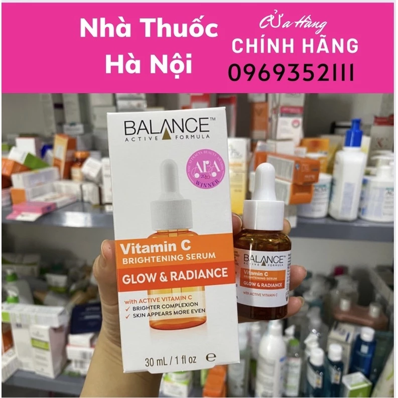 Serum trắng da, mờ thâm Balance Active Formula Vitamin C Brightening 30ml - Dalieu