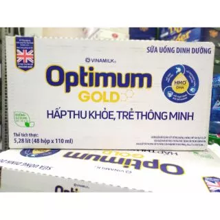 Thùng sữa Optimum Gold 110ml Vinamilk