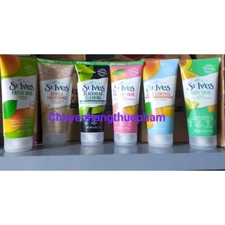 Sữa Rửa Mặt Tẩy Da Chết và Sạch Mụn Đầu Đen ST.IVES 170g của Mỹ