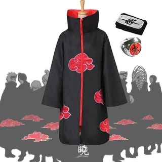 Bộ 3 Món Áo Choàng Dài Hóa Trang Nhân Vật Anime Naruto / Naruto / Hokage / Ninja Itachi / Kunai Shuriken