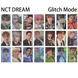 Bộ Thẻ Ảnh Kèm Chữ Kí Nhóm Nhạc Kpop NCT DREAM Glitch
