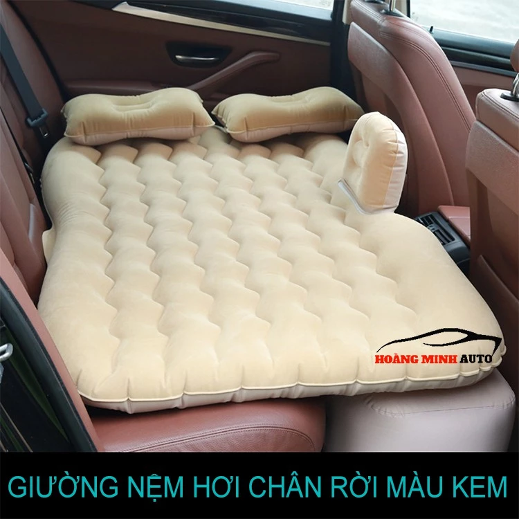 [Mã LIFEAU giảm 10% đơn 200k] Đệm hơi ô tô, nệm hơi xe ô tô cao cấp hàng dày loại 1, tặng kèm bơm điện và bộ gối