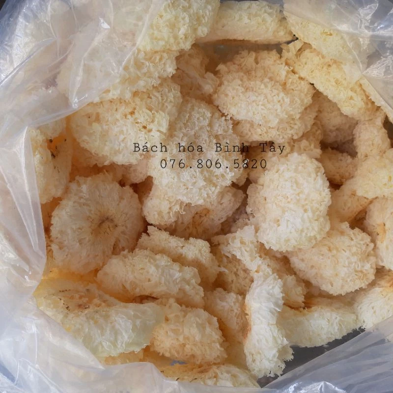 (Chè Dưỡng Nhan) Nấm Tuyết Nhĩ hàng Trắng Đẹp 500gram