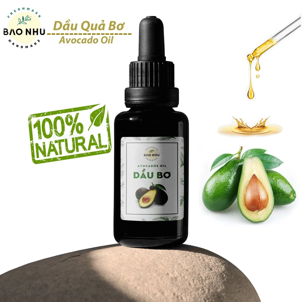 10ML Dầu Bơ (Avocado Oil) - Nguyên Liệu Dưỡng Da Thiên Nhiên