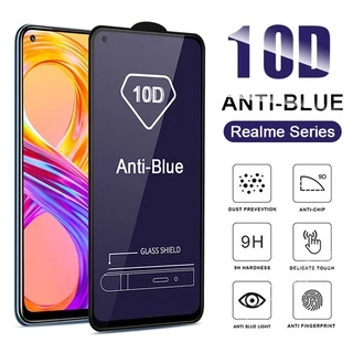 Kính Cường Lực Chống Ánh Sáng Xanh Cho Realme 10 5 6 7 8 9 Pro 5i 6i 7i 8i 9i C51 C53 C55 C33 C35 C25Y C25S C21Y C20 C11 C12 C15 GT Narzo 50A Prime 50i 30A 20