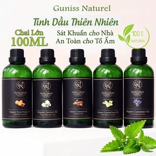 Tinh Dầu Thiên Nhiên Guniss 100ml VNXK |Tinh Dầu Nguyên Chất Có Kiểm Định COA | Xông Phòng, Đuổi Muỗi, Côn Trùng.