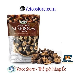 Nấm Hương Sấy Giòn Shiitake Mushroom Crisps DJ&A Úc