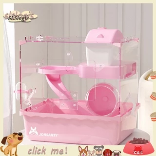 Lồng Nuôi Chuột Hamster Bằng Nhựa Cỡ Nhỏ Chống Lạnh Độc Đáo DIY