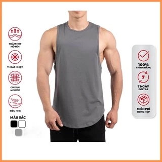 Áo Tanktop Tập Gym Nam Basic co dãn 4 chiều cao cấp mang phong cách tối giản